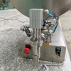 Semi-automatic Horizontal Pneumatic Stirring Filling Machine Sauce Mixing And Filling Machine