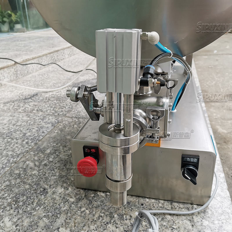 Semi-automatic Horizontal Pneumatic Stirring Filling Machine