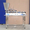 Semi-auto Filling Machine Two Nozzles Horizontal Paste Filler ( with Hopper)