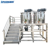 SPX 400L Combination Electric Heating Mixing Tank Liquid Soap Mixer Detergent Making Machine