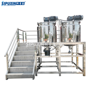 SPX 400L Combination Electric Heating Mixing Tank Liquid Soap Mixer Detergent Making Machine