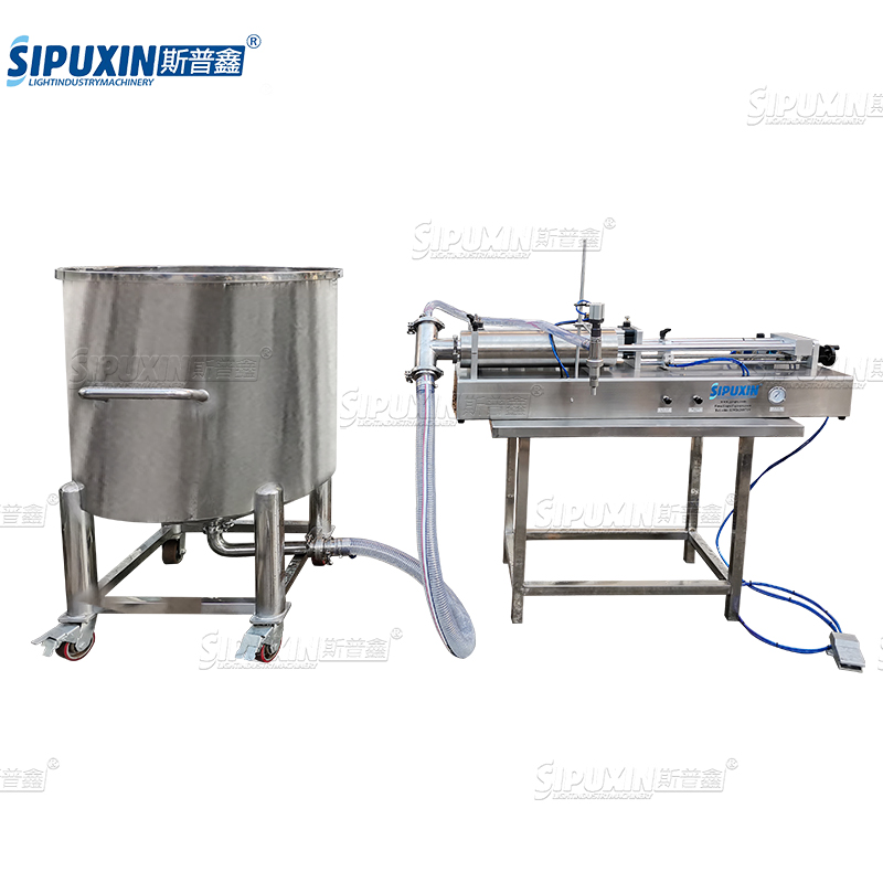 Factory Price Semi Automatic Water Honey Oil Filling Machine