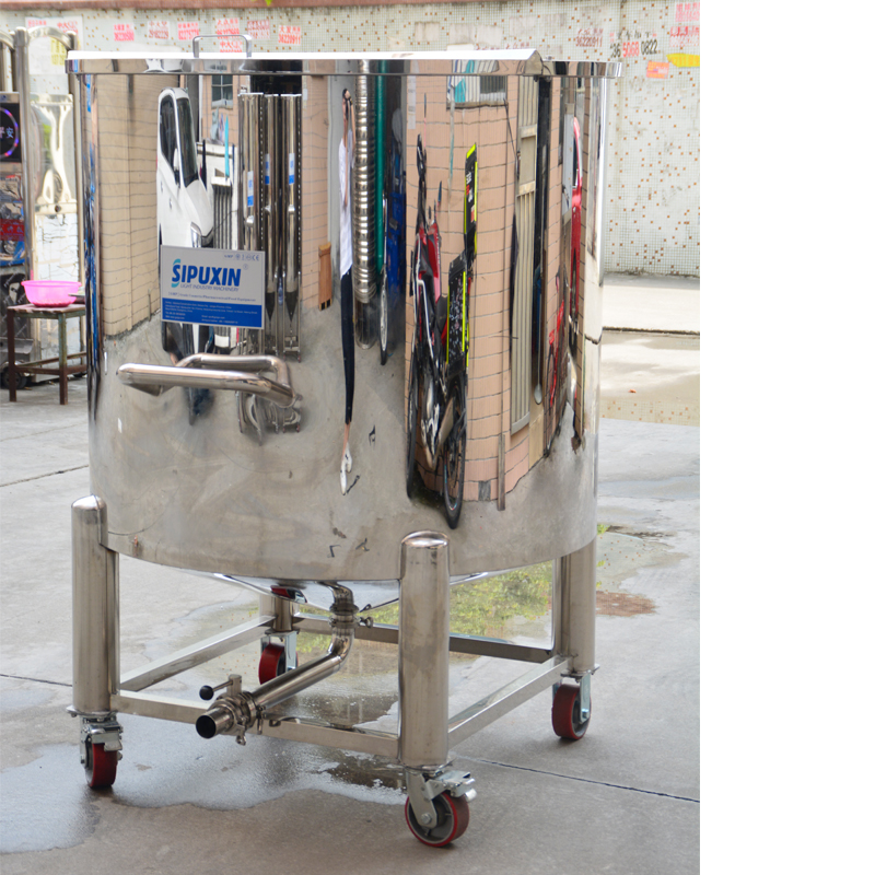 High Quality Loaded Beverage Milk Storage Tank Movable Stainless Steel Storage Tank
