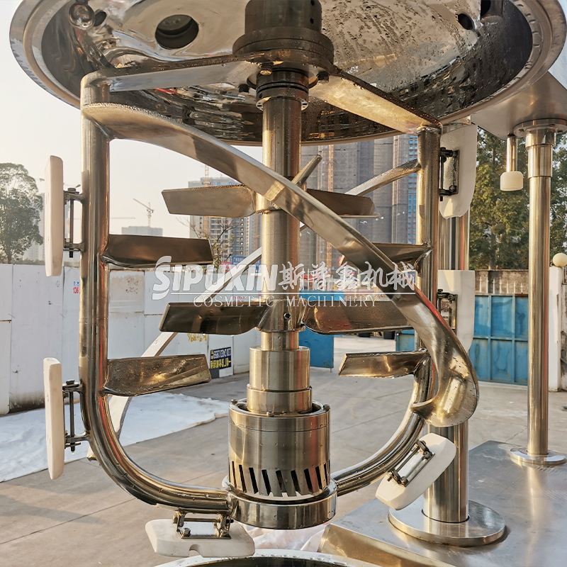 SPX Upper Homogenizer with Steam Pipe Vacuum Homogenizer Emulsifier