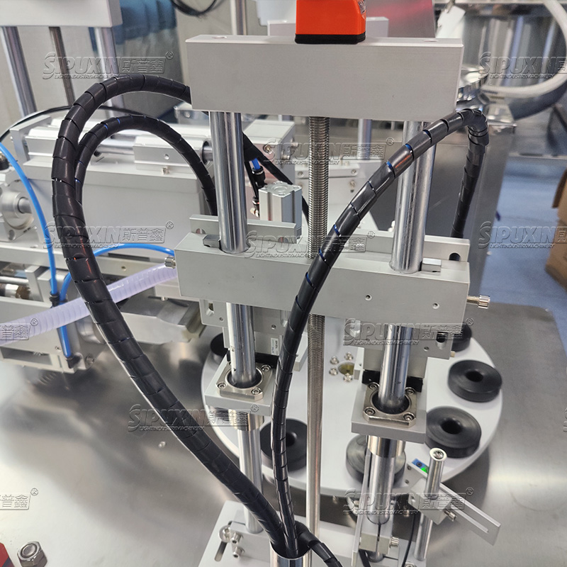 Automatic Single Head Double Discharge Filling And Capping Machine