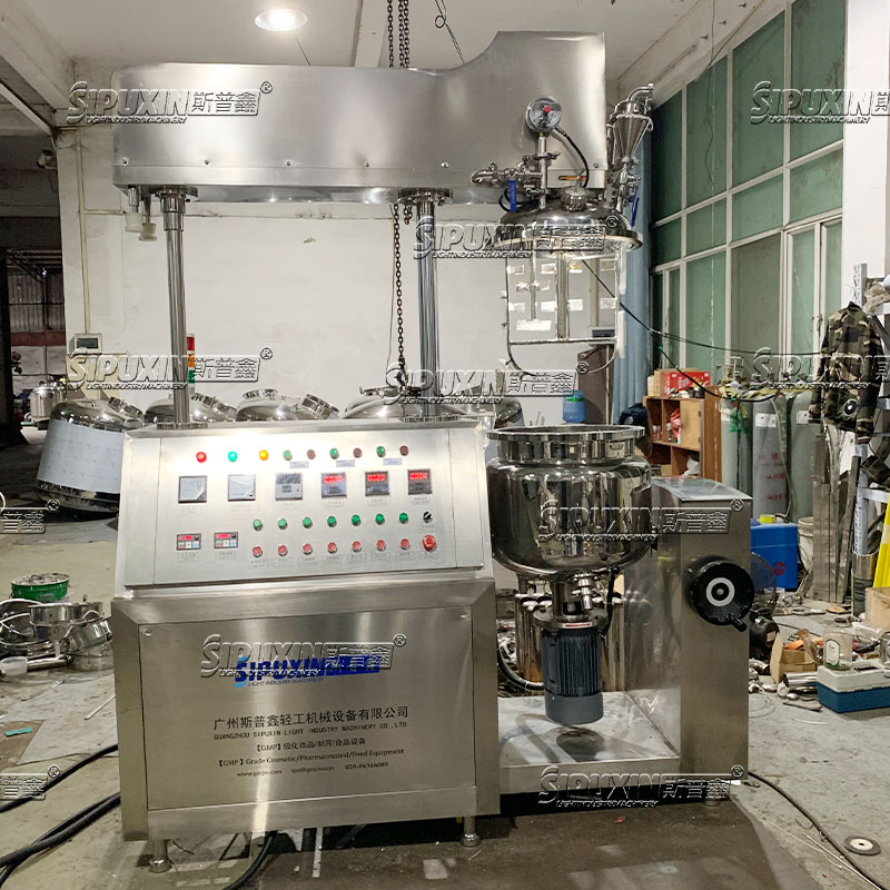 SPX High Speed Vacuum Homogenizing Emulsifying Machine For Making Cream Body Lotion