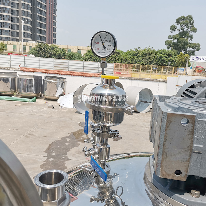 Vacuum Emulsifier Mixer Fixed Type Cosmetic Cream Sauce Mayonnaise Making Machine