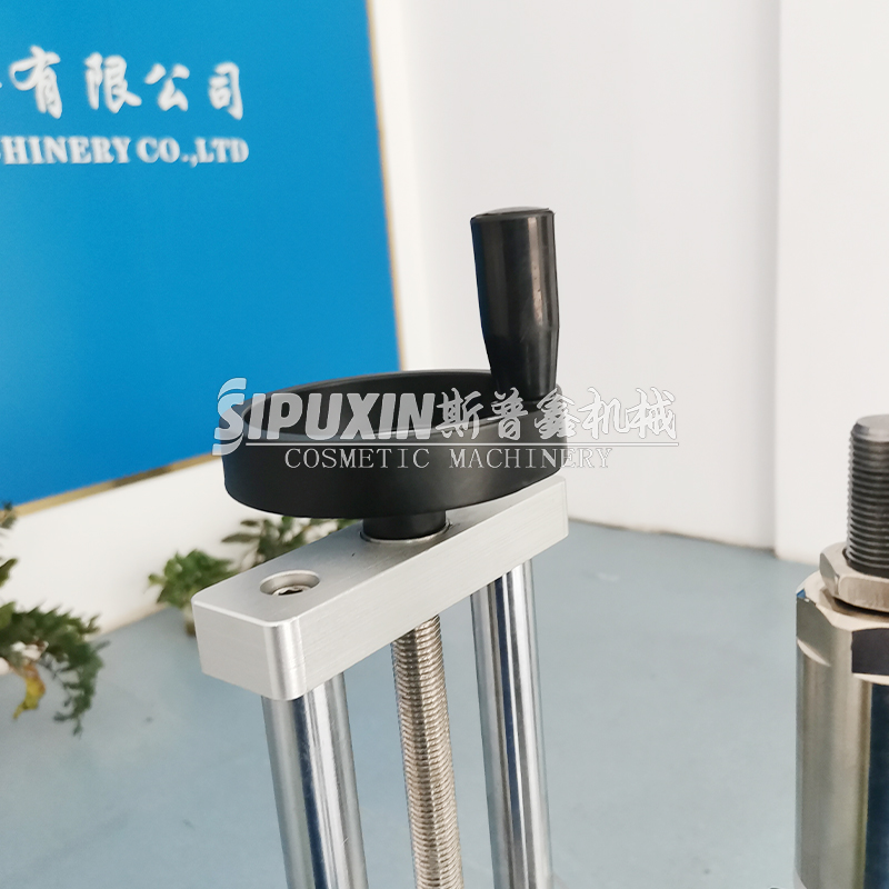 Semi Automatic Screwcaps Glass Bottle Perfume Pressing Collar Machine