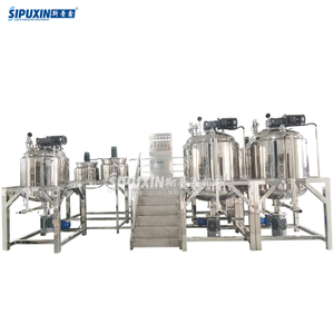 Fixed Type Emulsifier SUS316L 1000L Vacuum Mixing Emulsifying Equipment for Cosmetic Cream Ointment Homogenizer mixing emulsifying machine