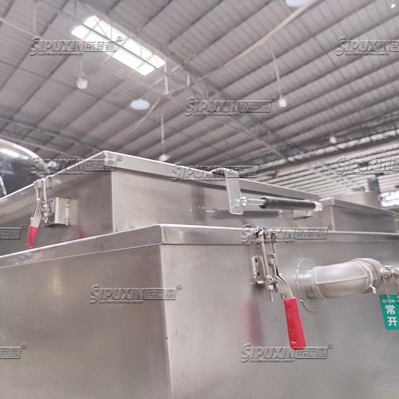 Talc powder, washing powder production line powder screw with horizontal mixing tank