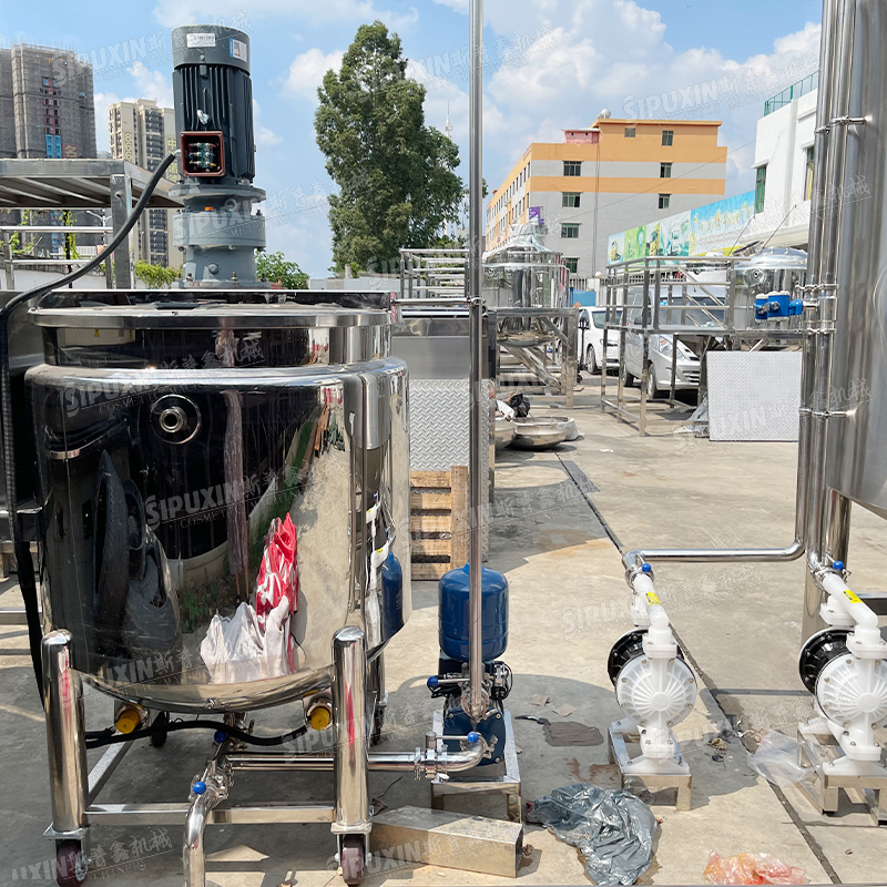 CIP 500L in Situ Cleaning Tank For Food Processing Industry 
