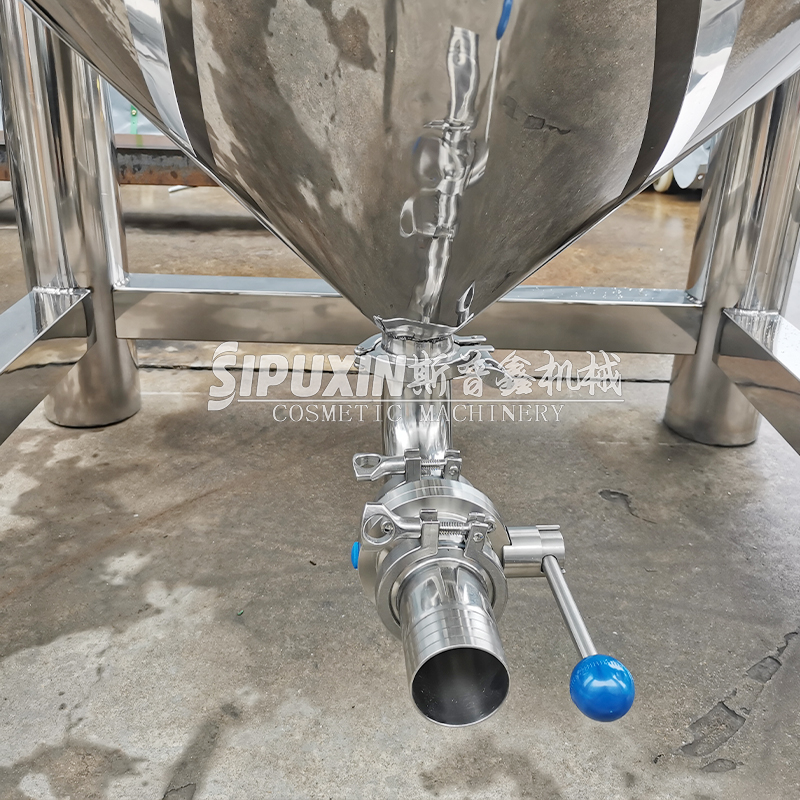 Sipuxin SS304 Stainless Steel Water Liquid Oil Storage Tank Containers for Cosmetic Cream Paste