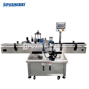 Sipuxin Industrial Automatic Labeling Machine for Round Bottle Back Front And Neck Side