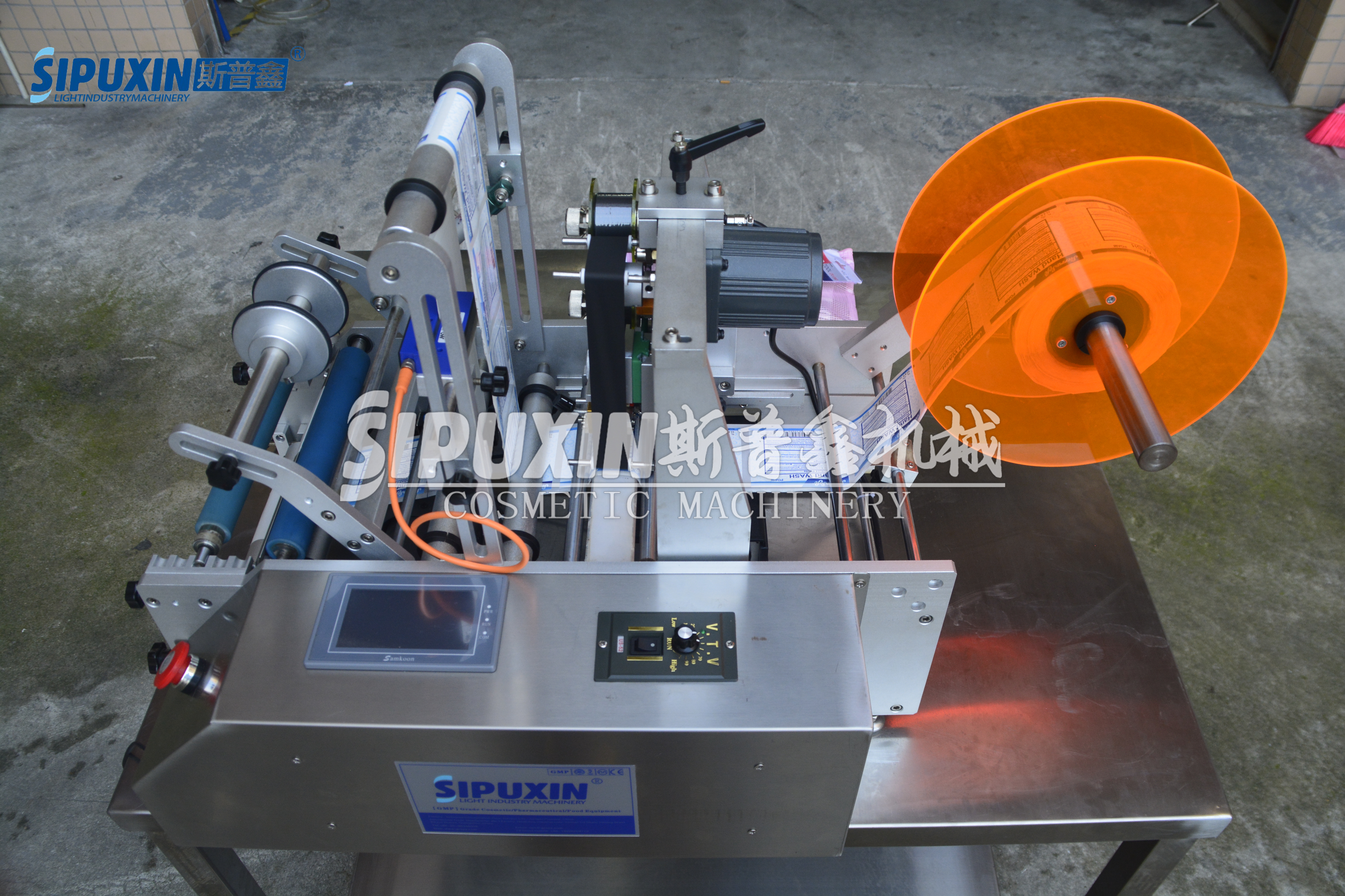 High Accuracy Semi-Automatic Labeling Machine with Code Function