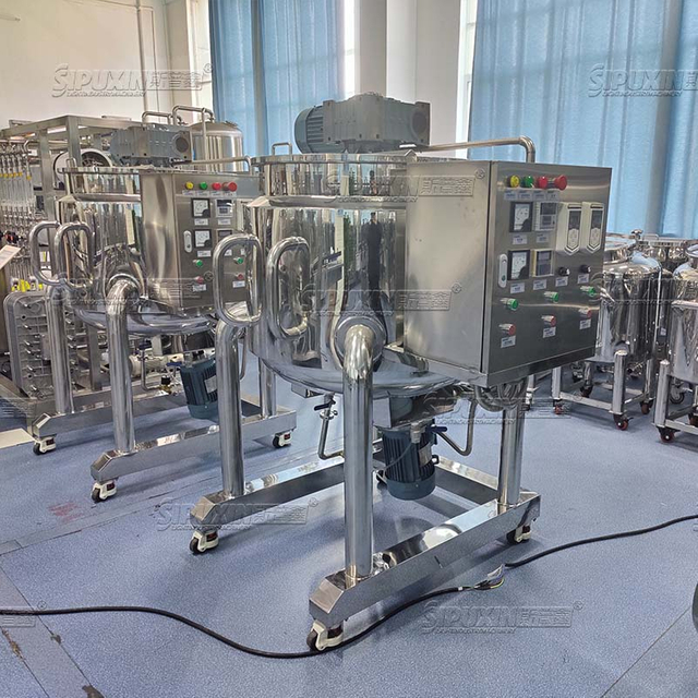 Liquid Detergent Shampoo Electric Heating Homogenizing Mixing Machine 
