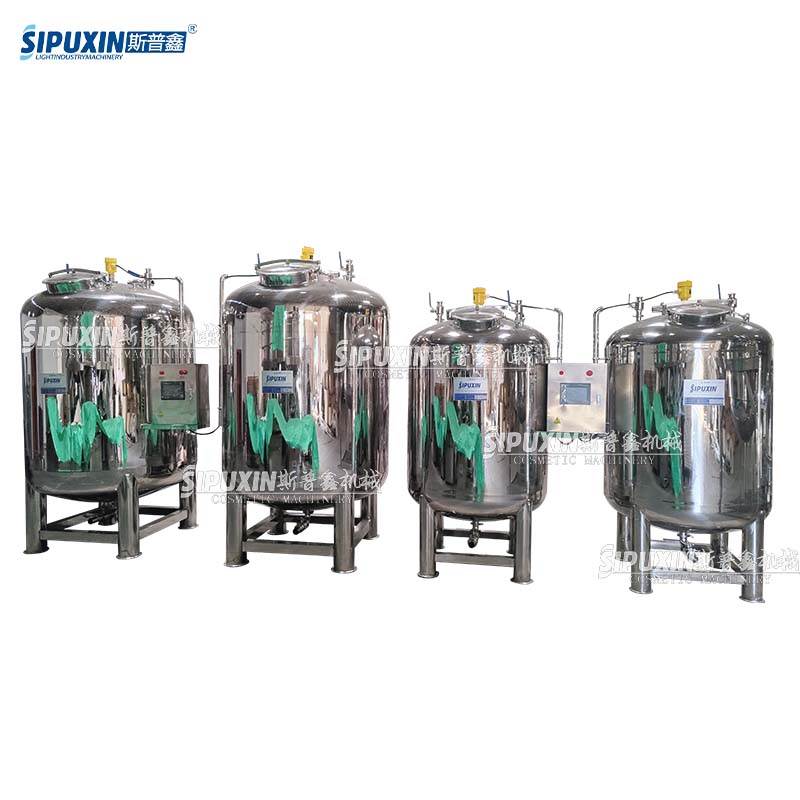 1000L 2000L Stainless steel sanitary grade air-proof storage tanks liquid oil cream storage tank