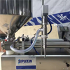 Semi-auto Filling Machine Two Nozzles Horizontal Paste Filler ( with Hopper)