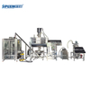 Silica Powder Filling Machine Original Design Heated Talc Powder Ribbon Mixer Powder-free Vacuum Suction