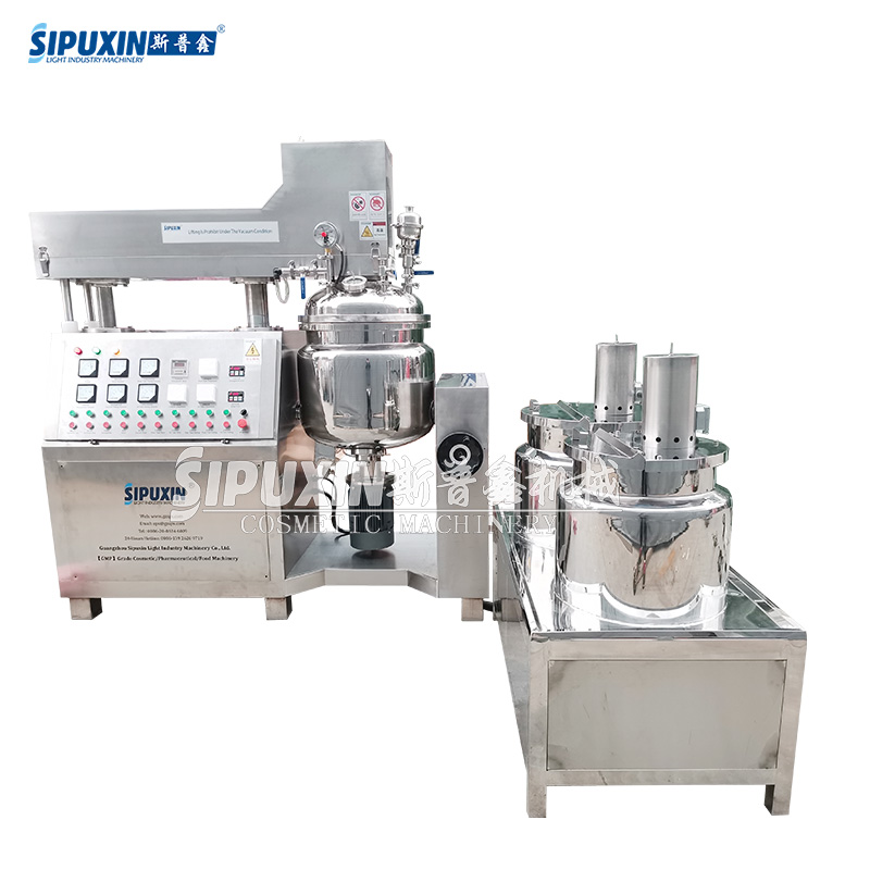 SPX High Speed Vacuum Homogenizing Emulsifying Machine For Making Cream Body Lotion