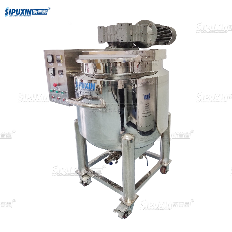 SPX Portable Electric Heating Dispersing Mixing Tank Liquid Soap Manufacturing Reactor For Washing Machine And Dishwasher