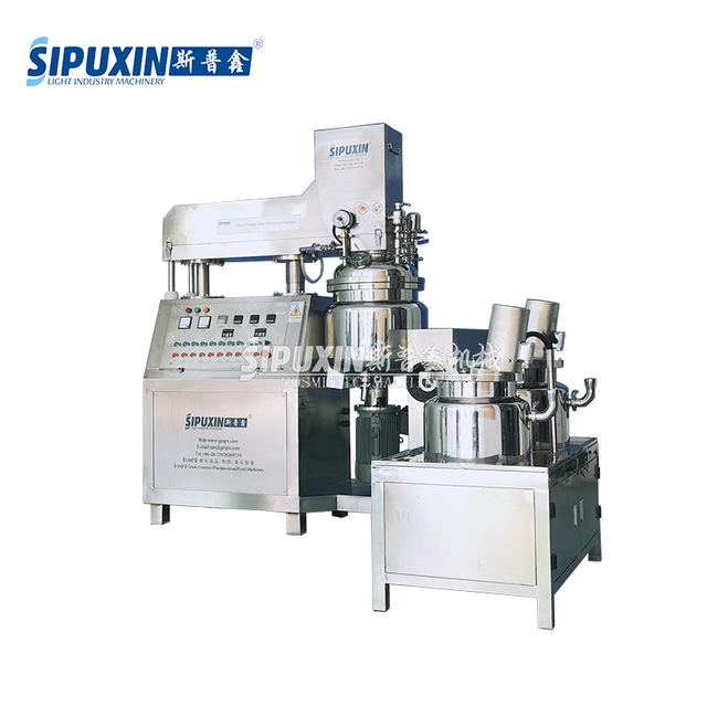 Vacuum Homogenizing Emulsifier Milk Homogenizer Cosmetic Cream Making Pharmaceutical