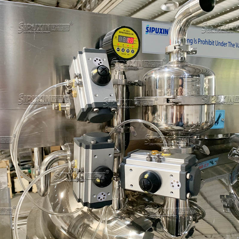 Vacuum Stainless Steel Mixing Tank Cosmetics Production Equipment Planetary Mixer Facial Cleanser Moisturizing Cream