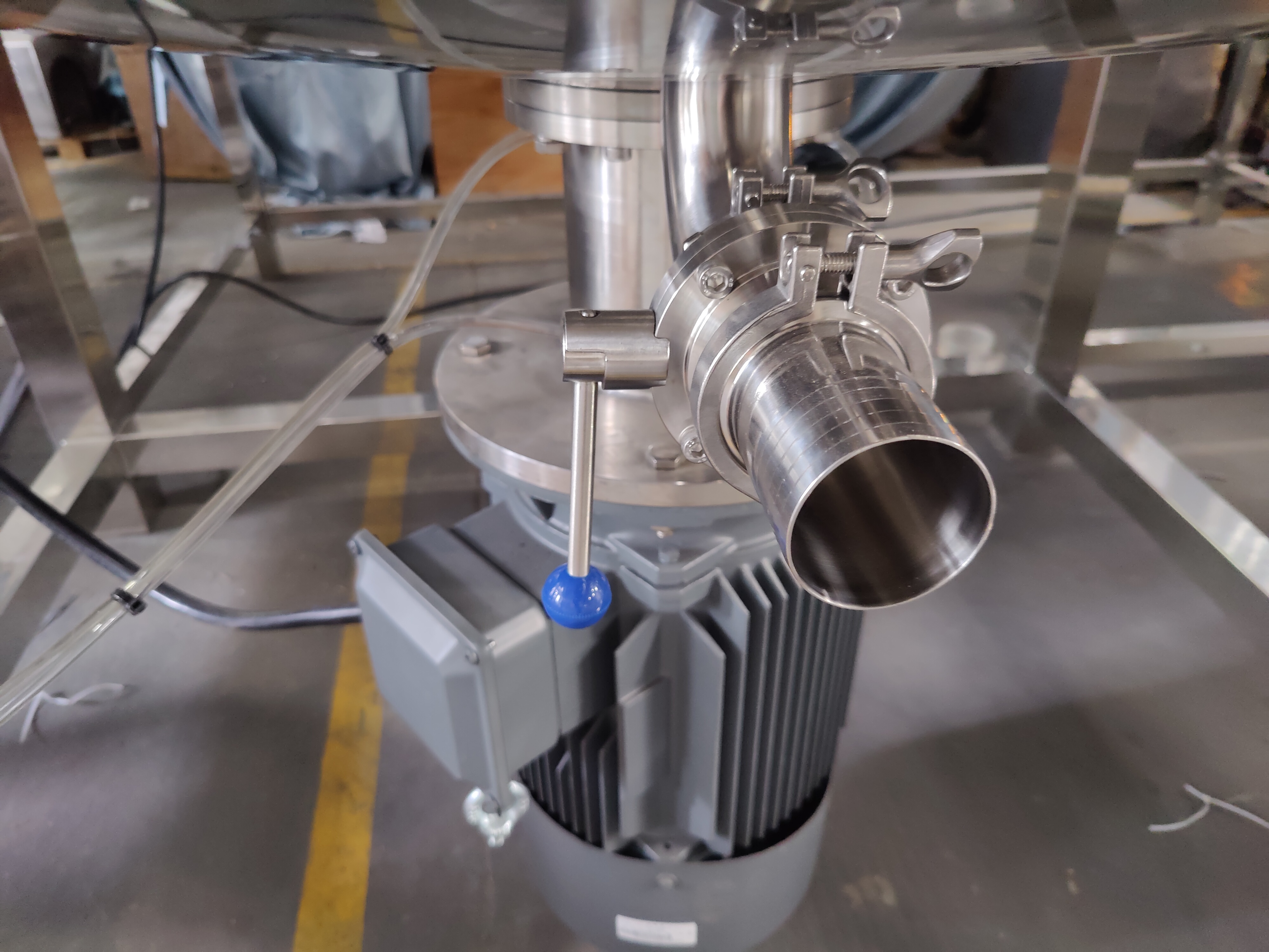 3T Single Layer Horizontal Homogenizing Mixing Tank | Cosmetic Cream Lotion Mixer | High Shear Homogenizer Manufacturing Equipment