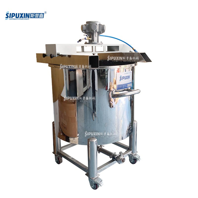 SJB-J-500 New 50L Disperse Electrical Heating Shampoo Mixing Pot