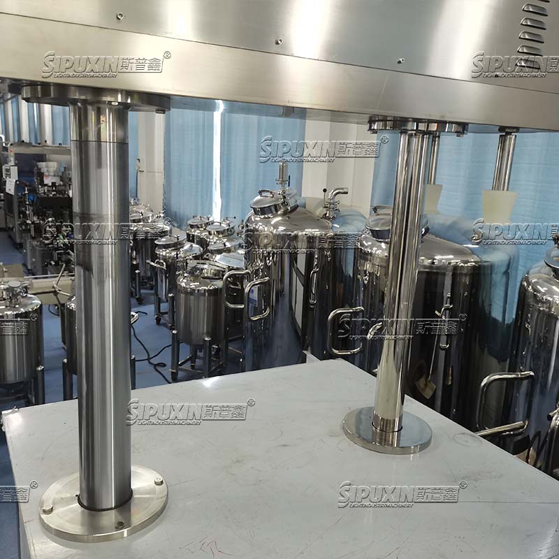 High Shear 250L Automatic Combination Tank Hydraulic Lifting Vacuum Homogenizer Emulsifier with Motor for Cosmetics and Food