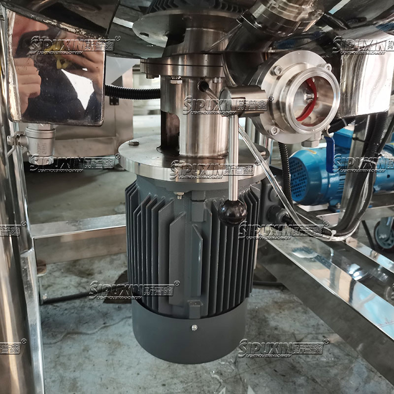 SPX High Speed Vacuum Homogenizing Emulsifying Machine For Making Cream Body Lotion