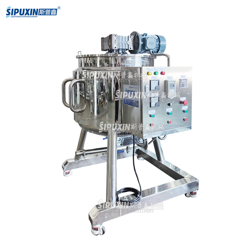 Original Factory Movable Dispersing Plate Mixing Tank Liquid Soap Shampoo Making Reactor Chemical Product Manufacturing Machine