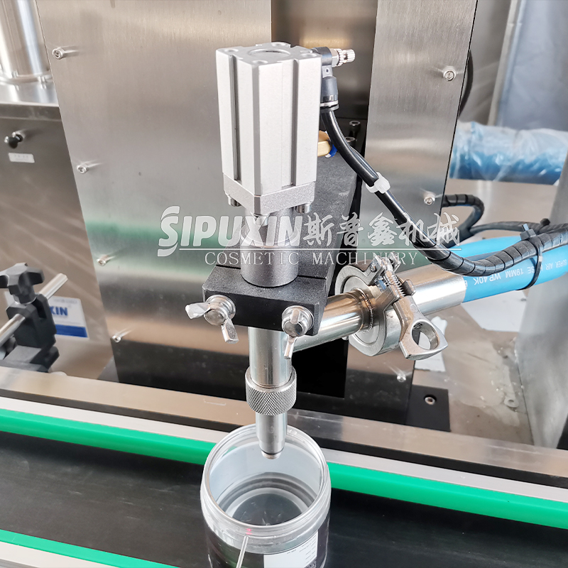 1 Nozzle Rotor Pump High Speed Cream Filling Machine With Feeder