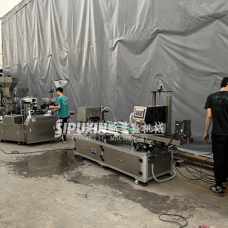  Sipuxin Filling And Capping Machine For Cosmetic Liquid Oil 