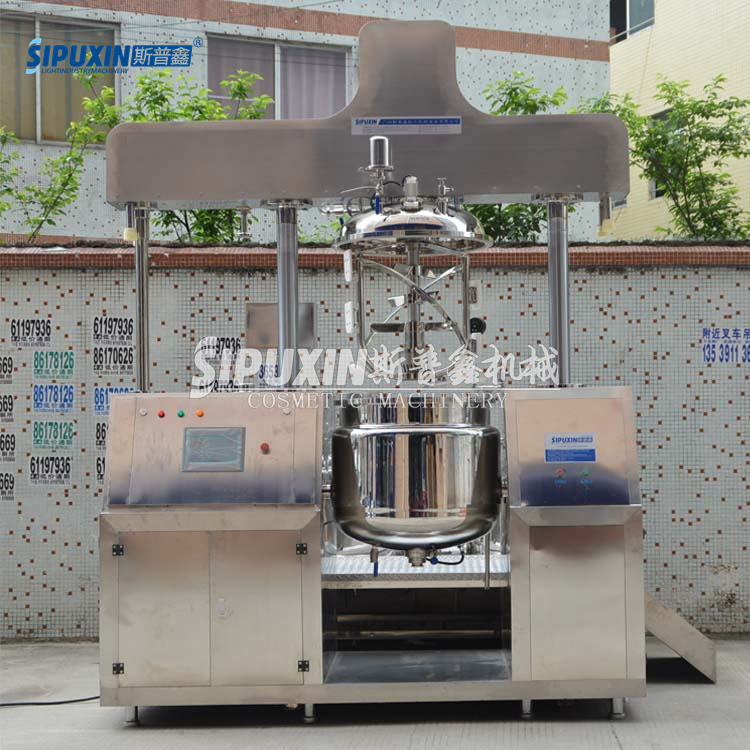 Spx 200L Vacuum Emulsifying Machine with Screw Paddle 