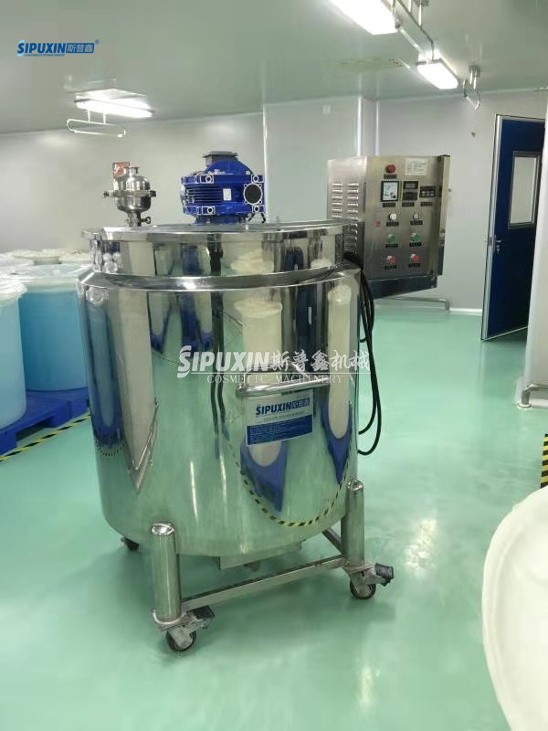 500L Liquid Mixing Tanks with Horizontal Motor And Spices Device