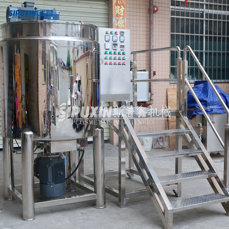 1000L Laundry Detergent Mixing Tanks with Horizontal Motor