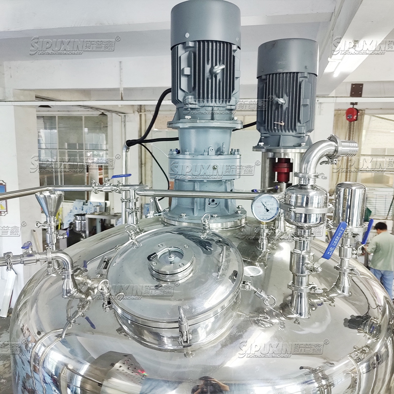 Extra Large Capacity Stainless Steel Vacuum Emulsifier Mixing Equipment for Shampoo Production
