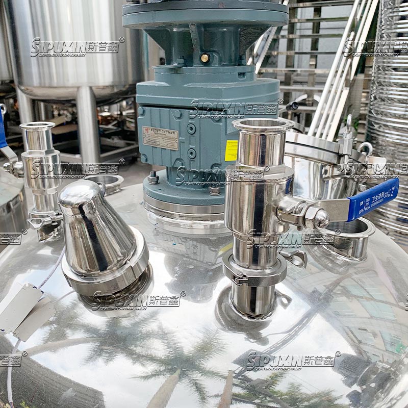 Small Capacity Fixed Type Vacuum Emulsifier Mixer
