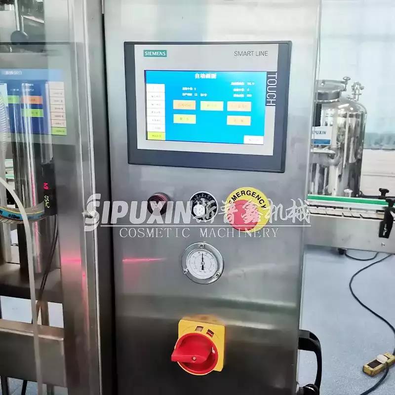 SPX SUS.316 Stainless Steel 6 Heads High Efficiency Cosmetics Material Filling Equipment Beverage Filling Machine with PLC