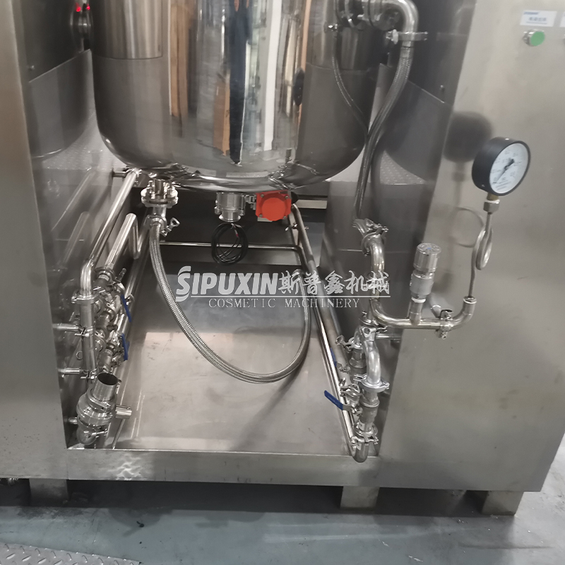 Water And Oil Fuser Sanitary Stainless Steel High Shear Homogenizer Mixer Cosmetic Emulsifier Reactor