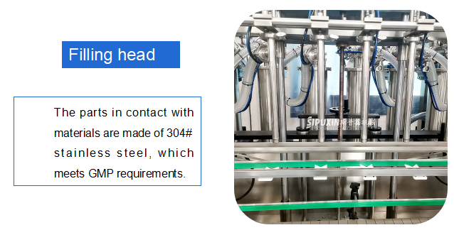 Factory Price 6 heads Customized Stainless Steel filling oil bottle machine
