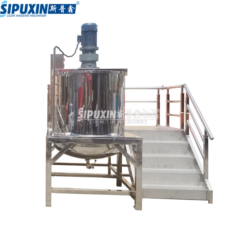 1000L Single Layer Stainless Steel Liquid Washing Blender Equipment Honey Mixer Machines 