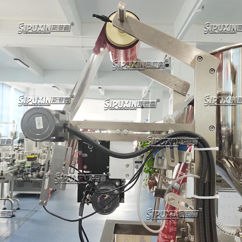 Round Bottles Labeling Machine Square Sanitizer Bottle Sleeve Square Bottle Labeling Machine