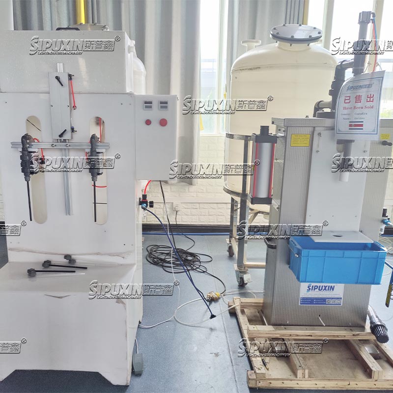  Automatic Single Head Double Discharge Filling And Capping Machine
