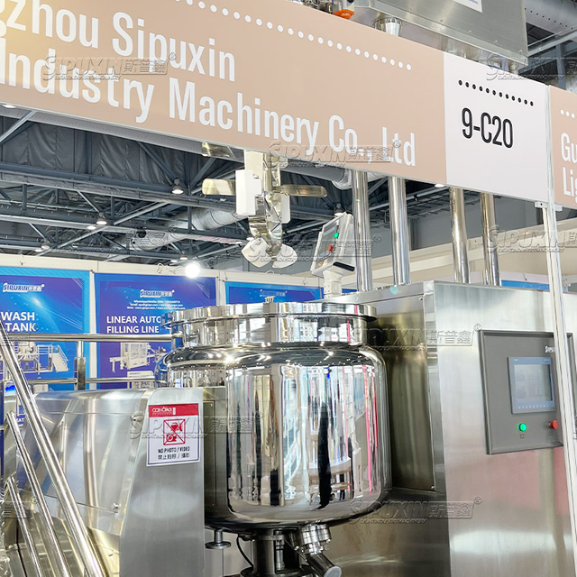 SPX High Configuration Lifting Type Vacuum Emulsifier Mixer 