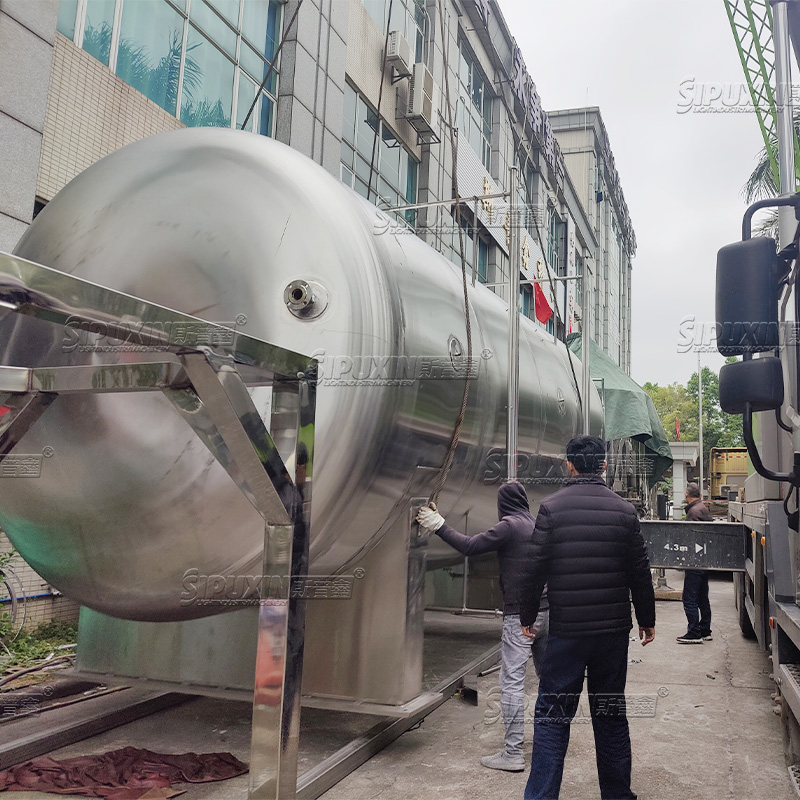 Custom Design Horizontal Storage Tank Stainless Steel 316 Material Tank Industrial Storage Tank