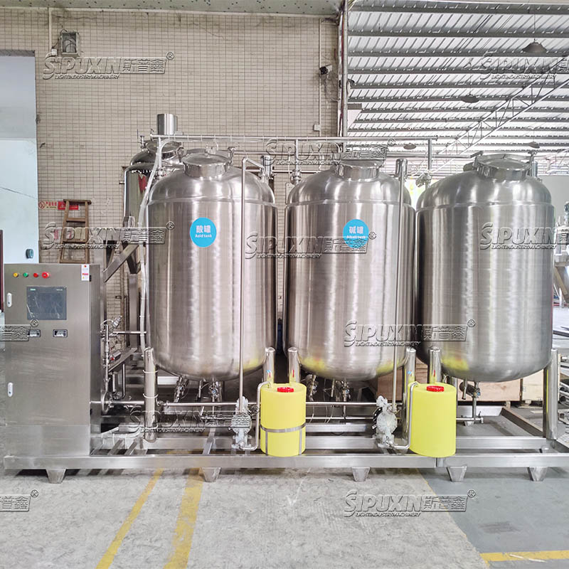 2000L CIP Cleaning System for Cosmetics Industry