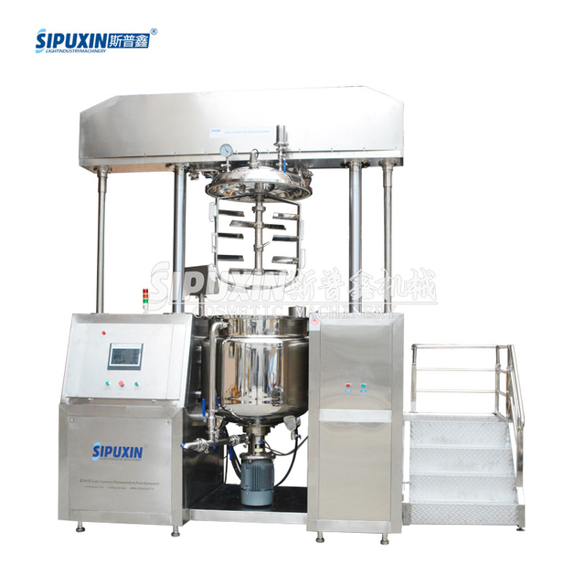 300L Electric Heating External Circulation Vacuum Homogenizer Mixer