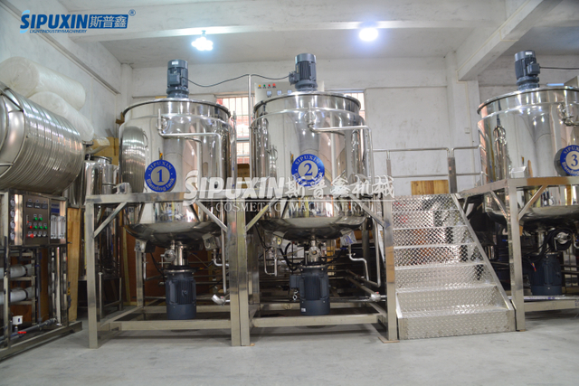 Spuxin 1000L Electric Heating Liquid Detergent Mixing Tank 