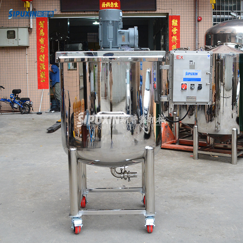 500L Removable Industrial Mixing Tanks with Explosion-proof Electric Machine 